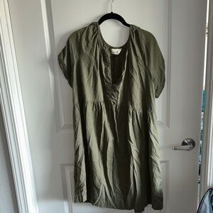 Universal Thread Khaki Green Mini Dress